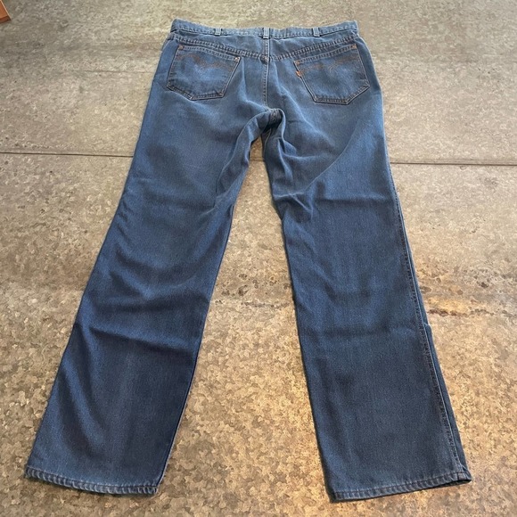 Vintage Levi’s For Men Skosh More Comfort Orange Tab Denim Jeans Mens 36 / 37 - Picture 11 of 16